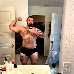 Fit Model Thick n Tired in Texas Home Gym