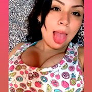 Angelin in Colorful Tie-Dye Sports Bra