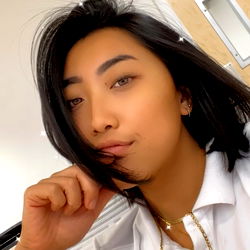 Model Andie in School Uniform