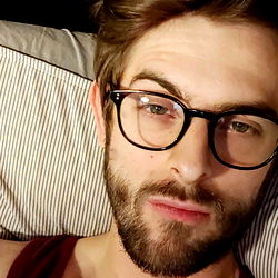 Candid Moment of a Man