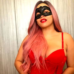 Onlyfans Model Afrodita18, 20s Female with Red Hair and Red Lingerie