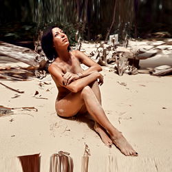 Anastasia on the Beach: A Photographic Exploration