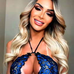 Antonella Raphaelle: OnlyFans Model in Blue Lingerie