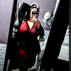 OnlyFans Model Malenia Eckerdan in a Gorgeous Red Dress