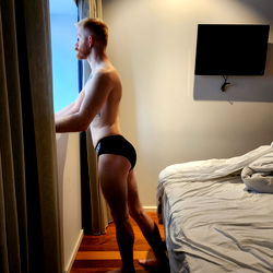 A Young Man Contemplating a View from his Room