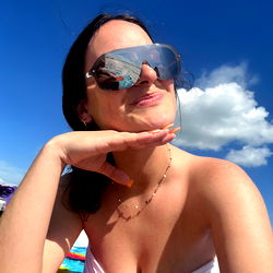 A Sunny Beach Day with Addison Taylor