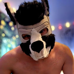 Artie's Playful Puppy-themed Cosplay in London