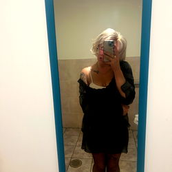 Onlyfans Model in a Bathroom Mirror