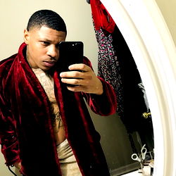 Memphis-Based Model 'Ace' Posing for a Mirror Selfie
