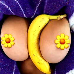 Candid Bonita_Brazil in Purple and Yellow