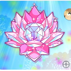 Crystal Lotus Flower Artwork