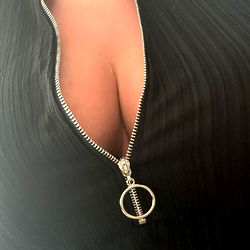 Cleo in a Zip-Up Jacket