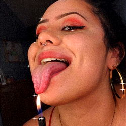 Stylish Cleopatra's Candlelit Lingerie Celebration