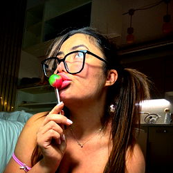 OnlyFans Model Alexa_Venus Enjoying a Gummy Bear Snack