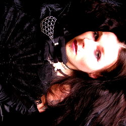 A striking portrait of a model