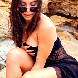 Alejandra, Stunning Ecuadorian Model in Black and White