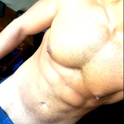 Justin's Shirtless Workout