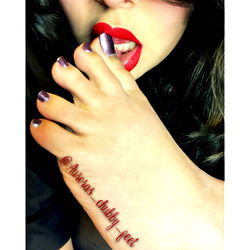 Auroras Chubby Feet Tattoo Post