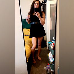 Amy Yoshida in a Modern Black Outfit