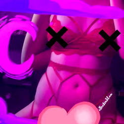 Model Mona Storm in Pink