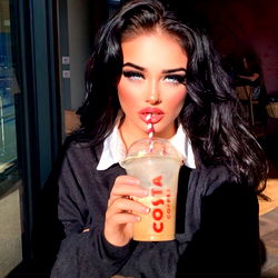 Stylish Adeline Rosa, A Model From The United Kingdom