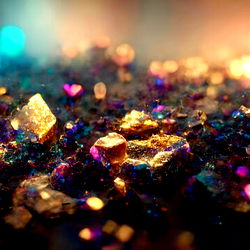 Colorful Confetti in Close-Up