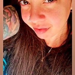 Candid Portrait of a Young Woman on Instagram