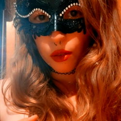 Aurora in a Mystical Masquerade Mask