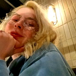 Modern Female with Glasses, Casual Look