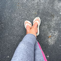 Fitness Model Bobbie on a Paved Surface