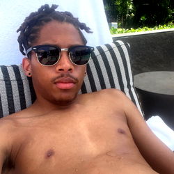 Sol Relaxing in Poolside