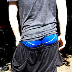 SuperSagger's Stylish Blue Underwear Look