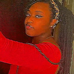 A Stylized Model Photo with Vivid Color Scheme and Strong Emotion