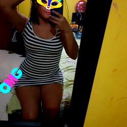 Beautiful Abigail, Ecuadorian Model Posing in Her Stylish Outfit