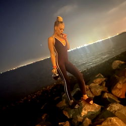 Snow Bunny on Night Out