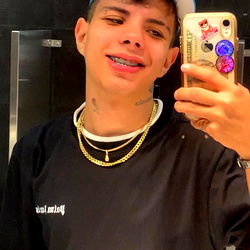 Cool Boy in a Black Hat