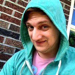 A Humorous Selfie of a Man in a Hoodie
