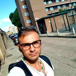 Fashion-forward Londoner on the street