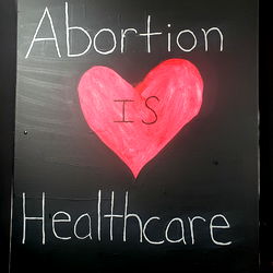 Protest Sign Against Abortion