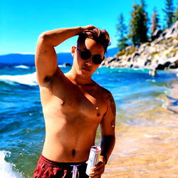 Beachside Ad for OnlyFans Model