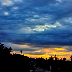 Serene Sunset over a House