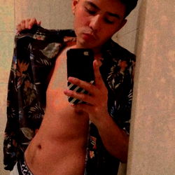 Model Photoshoot in Bathrobe with Shirt Off