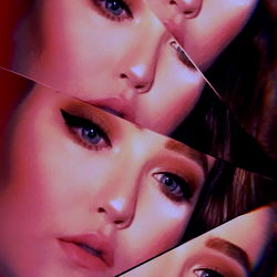 Celeste's Eye-catching Look in Quad-shot