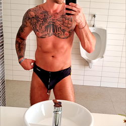 Fit and Muscular Model in Gym