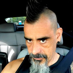 Joaquin Palo, the Missouri-based tattooed artist with a distinctive look