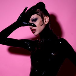 Glamorous Model in Hypnotic Pose