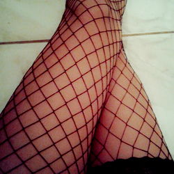 Sensual Fishnet Stockings Showcase