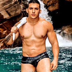 Fit Model Amaya12 Posing in Swimsuit