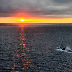 A Spectacular Sunset over the Ocean