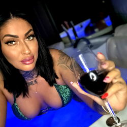 Aleksandra: OnlyFans Model, Wine in Hand